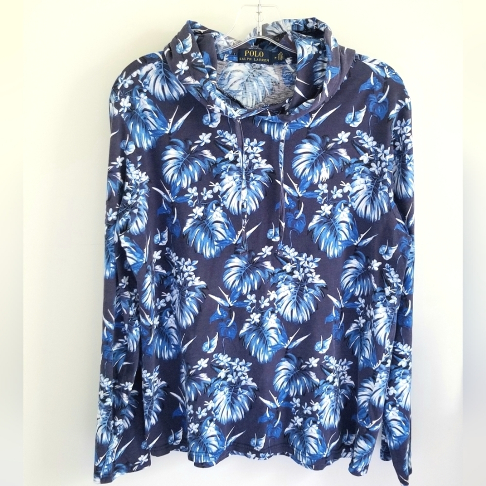 Polo Ralph Lauren floral tshirt with hoodie